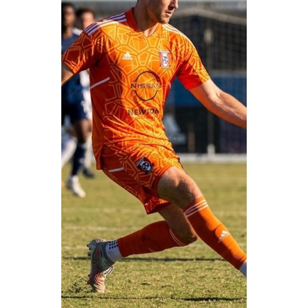 Nashville SC Tennessee United Orange Adidas Soccer Jersey Nissan MLS Rare Large